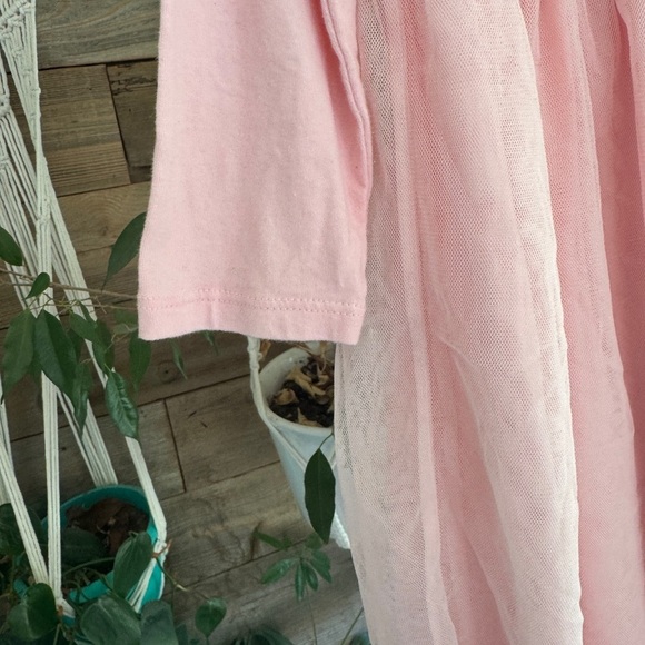 Carter's Soft Pink Long Sleeve Dress - Picture 4 of 5